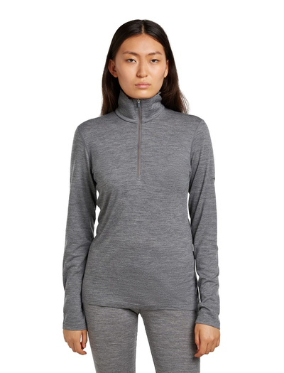 Koszulka damska z długim rękawem merino Icebreaker 200 Oasis LS Half Zip