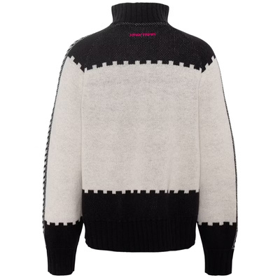 Sweter damski merino KariTraa SAGA KNIT - biały