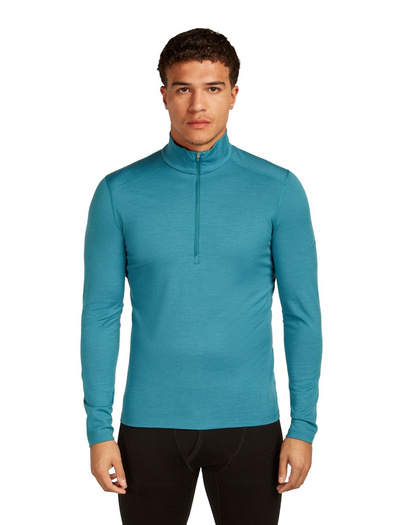 Koszulka męska z długim rękawem merino Icebreaker 200 Oasis LS Half Zip