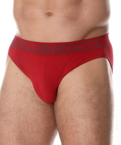 Majtki męskie slipy Brubeck classic COMFORT COTTON czerwony