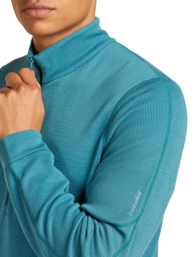 Bluza męska Icebreaker 260 Waffle Knit Wander LS Half Zip