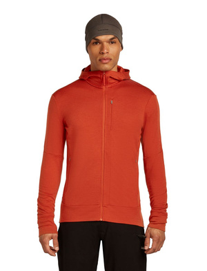 Bluza męska z kapturem merino Icebreaker 260 Quantum LS Zip