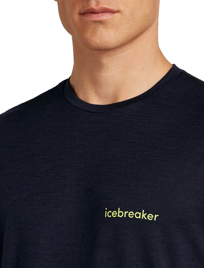 Koszulka męska z krótkim rękawem merino Icebreaker 150 Tech Lite SS Tee IB Wordmark