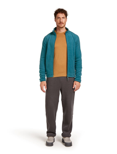 Bluza męska merino Icebreaker 800 RealFleece Classic Pile LS Zip