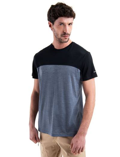 Koszulka męska z krótkim rękawem merino Icebreaker 125 Cool-Lite Sphere SS Tee Colour Block
