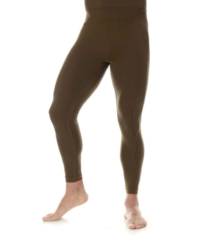 Legginsy męskie Brubeck RANGER Thermo khaki