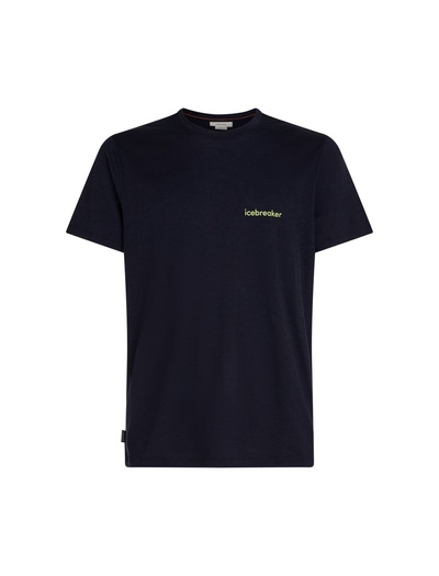 Koszulka męska z krótkim rękawem merino Icebreaker 150 Tech Lite SS Tee IB Wordmark