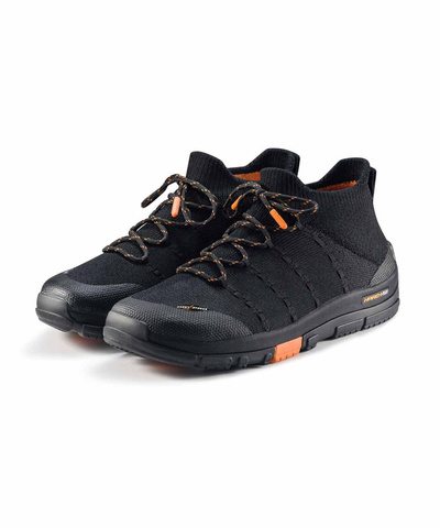 Buty turystyczne męskie Brubeck TREK MERINO - czarny/pomarańczowy