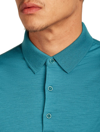Koszulka męska z krótkim rękawem merino Icebreaker 150 Tech Lite SS Polo