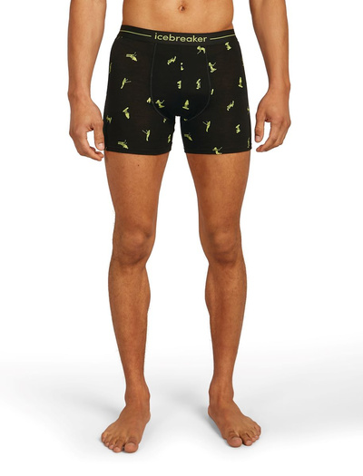 Majtki męskie bokserki 150 Icebreaker Anatomica Boxers Snow Day