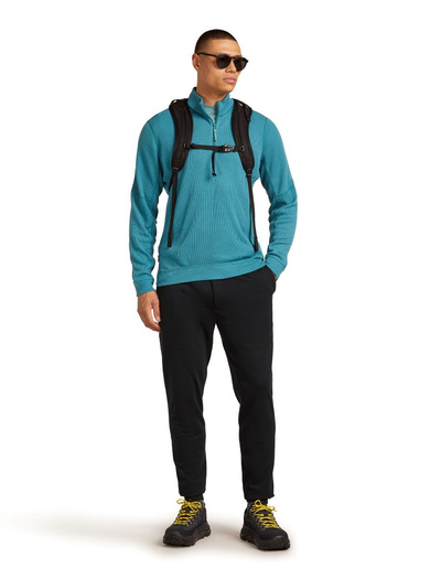 Bluza męska Icebreaker 260 Waffle Knit Wander LS Half Zip