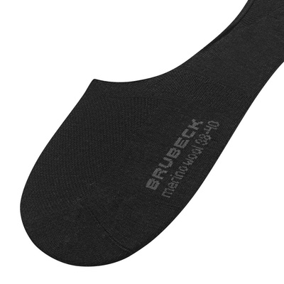 Skarpetki stopki Brubeck MERINO WOOL unisex czarny