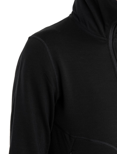 Damska bluza merino Icebreaker 560 Realfleece Elemental II LS Zip Hoodie