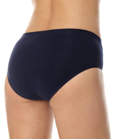 Majtki damskie Brubeck z wysokim stanem Classic COMFORT COTTON granatowy