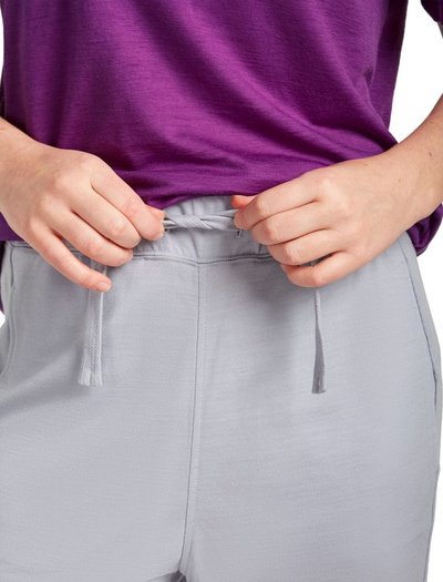 Spodnie dresowe damskie merino Icebreaker Crush II Pants szary
