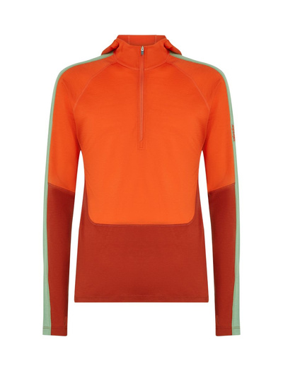 Bluza męska z kapturem Icebreaker Merino 200 Oasis+ LS Half Zip Hoodie