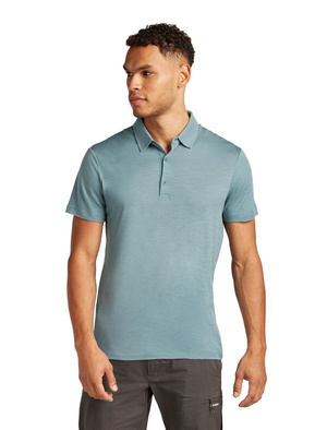 Koszulka męska z krótkim rękawem merino Icebreaker 150 Tech Lite SS Polo