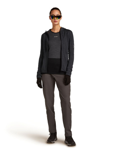 Damska bluza z kapturem merino Icebreaker 200 Realfleece Descender