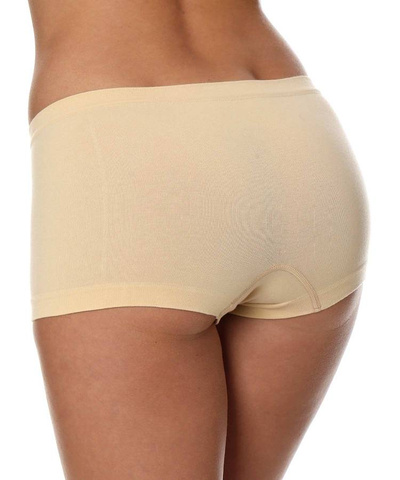 Majtki damskie bokserki Brubeck hipster COMFORT COTTON beżowy