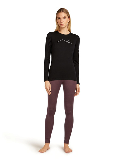 Koszulka damska z długim rękawem merino Icebreaker 200 Oasis LS SUMMIT