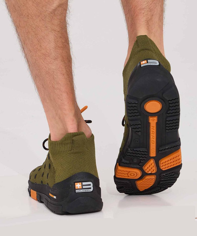 Buty turystyczne męskie Brubeck TREK MERINO - khaki