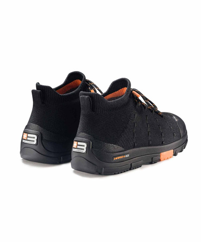 Buty turystyczne męskie Brubeck TREK MERINO - czarny/pomarańczowy