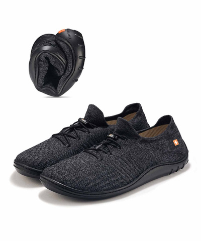 Buty minimalistyczne męskie Brubeck Barefoot MERINO - grafitowy