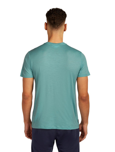Koszulka męska z krótkim rękawem merino Icebreaker 150 Tech Lite SS Tee IB Wordmark