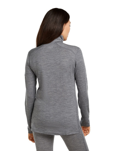 Koszulka damska z długim rękawem merino Icebreaker 200 Oasis LS Half Zip