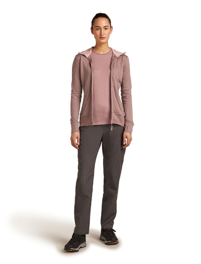 Bluza damska merino Icebreaker 260 Quantum IV LS Zip Hoodie