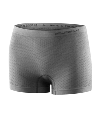 Majtki damskie bokserki Brubeck Base Layer szary