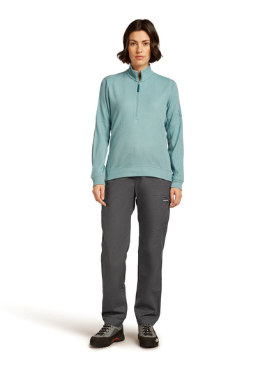 Bluza damska merino Icebreaker 260 Waffle Knit Wander LS Half Zip