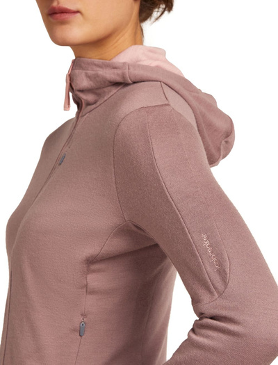 Bluza damska merino Icebreaker 260 Quantum IV LS Zip Hoodie