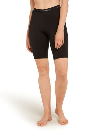 Spodenki damskie merino Icebreaker 200 Oasis Shorts BLACK