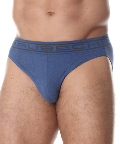 Majtki męskie slipy Brubeck classic COMFORT COTTON niebieski