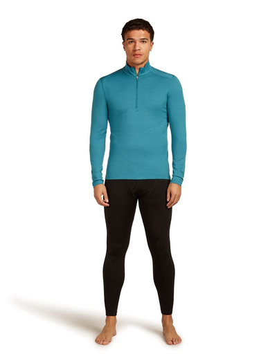 Koszulka męska z długim rękawem merino Icebreaker 200 Oasis LS Half Zip