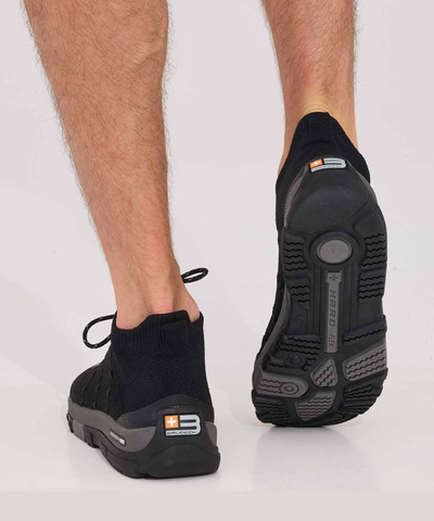 Buty turystyczne męskie Brubeck TREK MERINO - czarny/szary