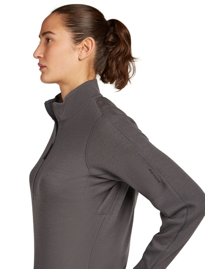 Bluza damska merino Icebreaker 260 Waffle Knit Wander LS Half Zip