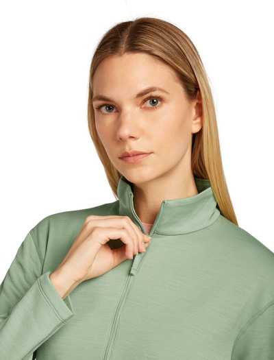 Bluza damska merino Icebreaker 360 Realfleece Elem LS Half Zip