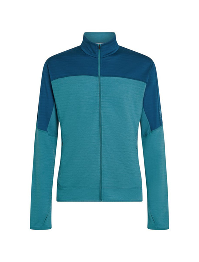 Bluza męska merino Icebreaker 300 RealFleece Descender LS Zip