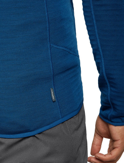 Bluza męska merino Icebreaker 400 RealFleece Descender LS Zip