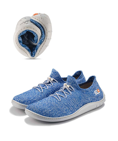 Buty minimalistyczne męskie Brubeck Barefoot MERINO - jasnoniebieski