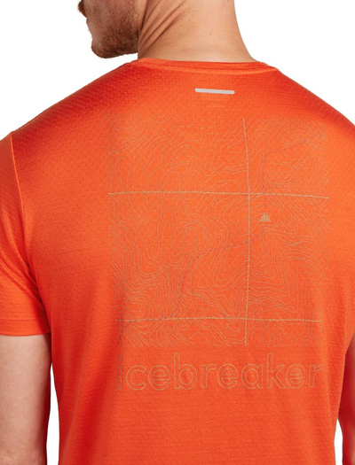 Koszulka męska z krótkim rękawem merino Icebreaker 125 Cool-Lite Sphere SS Tee Trail