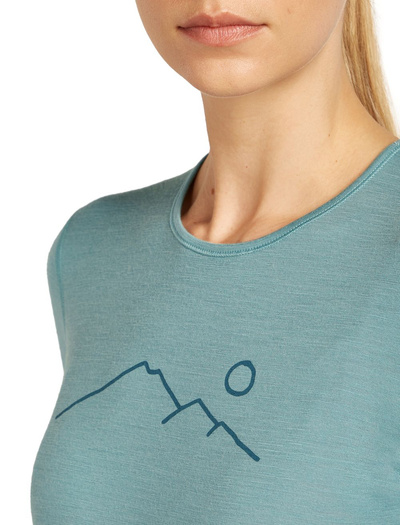 Koszulka damska z długim rękawem merino Icebreaker 200 Oasis LS SUMMIT