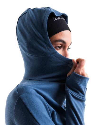 Bluza damska merino Icebreaker 260 Quantum IV LS Zip Hoodie
