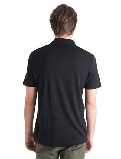 Koszulka męska z krótkim rękawem merino Icebreaker 150 Tech Lite SS Polo