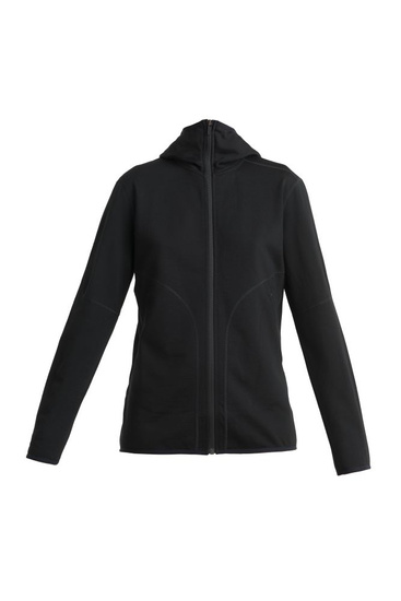 Damska bluza merino Icebreaker 560 Realfleece Elemental II LS Zip Hoodie