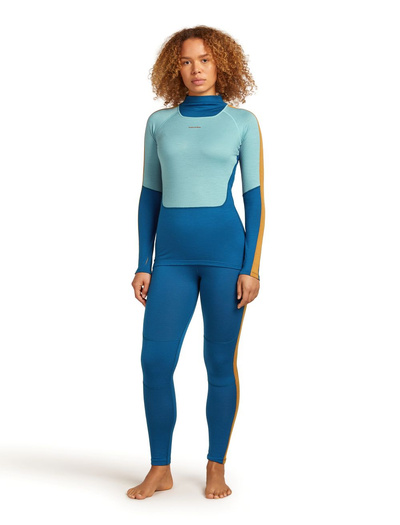 Koszulka damska narciarska merino Icebreaker Merino 200 Oasis+ LS High Neck