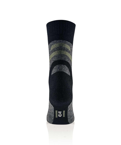 Skarpety męskie merino Brubeck Trekking Merino grafitowy/khaki