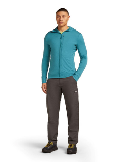 Bluza męska z kapturem merino Icebreaker 260 Quantum LS Zip